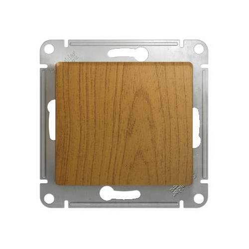 GSL000511 | GLOSSA 1-клавишный ВЫКЛЮЧАТЕЛЬ, сх.1, 10АХ, механизм, ДЕРЕВО ДУБ Systeme Electric
