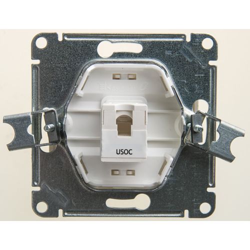 GSL000681T | GLOSSA РОЗЕТКА телефонная RJ11, ПЕРЛАМУТР Systeme Electric
