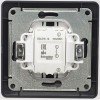 GSL000812 | GLOSSA 1-клавишный ВЫКЛЮЧАТЕЛЬ, сх.1, 10АХ, в сборе, ШОКОЛАД Systeme Electric