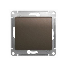 GSL000815 | GLOSSA Нажимная КНОПКА, сх.1, 10АХ, механизм, ШОКОЛАД Systeme Electric

