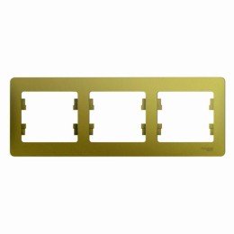 GSL001003 | GLOSSA 3-постовая РАМКА, горизонтальная, ФИСТАШКОВЫЙ Systeme Electric