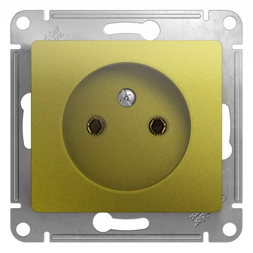 GSL001041 | GLOSSA РОЗЕТКА без заземления,16А, 250В, механизм, ФИСТАШКОВЫЙ Systeme Electric
