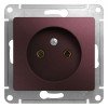 GSL001141 | GLOSSA РОЗЕТКА без заземления,16А, 250В, механизм, БАКЛАЖАНОВЫЙ Systeme Electric
