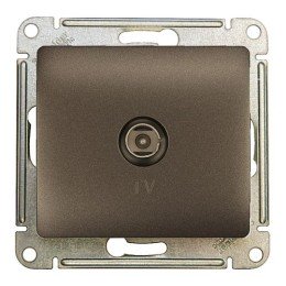 GSL001391 | GLOSSA TV РОЗЕТКА оконечная 1DB, механизм, ГРАФИТ Systeme Electric
