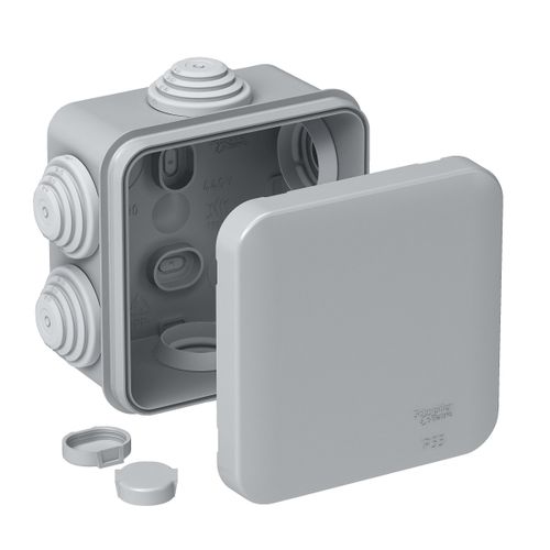 IMT350901 | КОРОБКА РАСПРЕДЕЛИТЕЛЬНАЯ ОТКРЫТОЙ УСТАНОВКИ 70X70X40, IP55, 6 сальников DIY Systeme Electric
