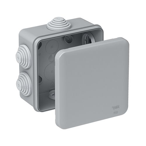 IMT350911 | КОРОБКА РАСПРЕДЕЛИТЕЛЬНАЯ ОТКРЫТОЙ УСТАНОВКИ 100X100X50, IP55, 6 сальников DIY Systeme Electric
