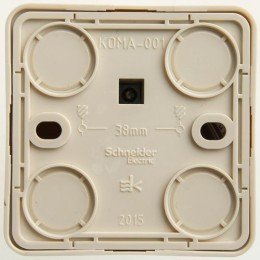 KOMA-001K | ЭТЮД О/У компьютерная РОЗЕТКА RJ45 кат.5е, КРЕМОВЫЙ, Россия Systeme Electric
