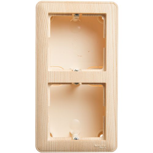 KP-252-78 | W59 КОРОБКА подъемная для наружного монтажа с рамкой 2-местная, СОСНА Systeme Electric
