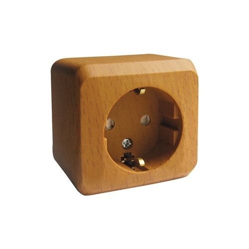 PA16-004T | ЭТЮД О/У РОЗЕТКА с заземлением со шторками 16А 250B, БУК, Россия Systeme Electric
