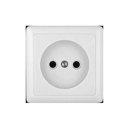 RA10-131I-B | ХИТ О/У РОЗЕТКА без заземления без шторок ИЗОЛ.ПЛ 10А, 250В, БЕЛЫЙ. Россия Systeme Electric
