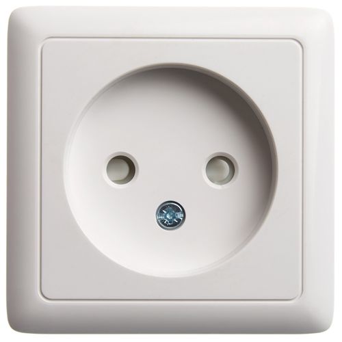 RA10-137I-B | ХИТ О/У РОЗЕТКА без заземления со шторками ИЗОЛ.ПЛ 10А, 250В, БЕЛЫЙ. Россия Systeme Electric
