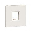 RIN-144-BE | Лиц.плата W45 2мод 1xKeystone RAL9010 Systeme Electric