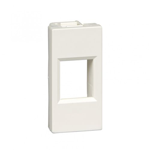 RIN-145-BE | Лиц.плата W45 1мод 1xKeystone RAL9010 Systeme Electric
