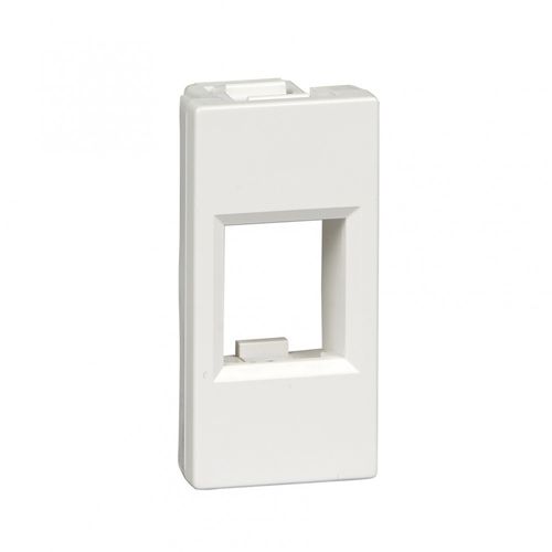 RIN-145-B | Лиц.плата W45 1мод 1xKeystone RAL9003 Systeme Electric
