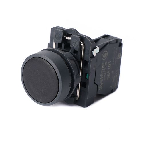 SB5AA21 | Кнопка SB5 в сборе модульная 22мм черная с возвратом пластик 1НО Systeme Electric
