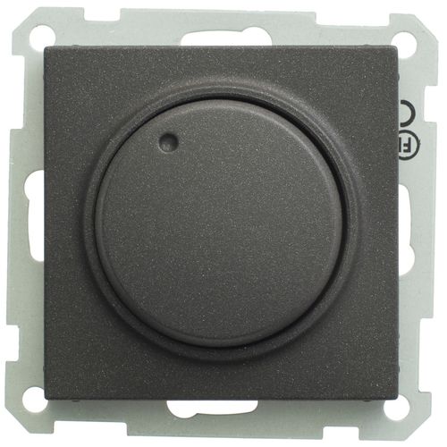 SR-5S3-6-86 | W59 СВЕТОРЕГУЛЯТОР (диммер) поворотный 400Вт 230В механизм ЧЕРНЫЙ БАРХАТ Systeme Electric
