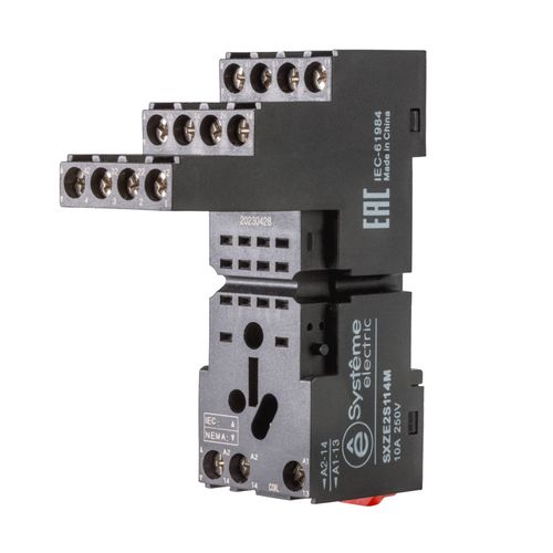 SXZE2S114M | Розетка для реле 4СО 10А separate Systeme Electric
